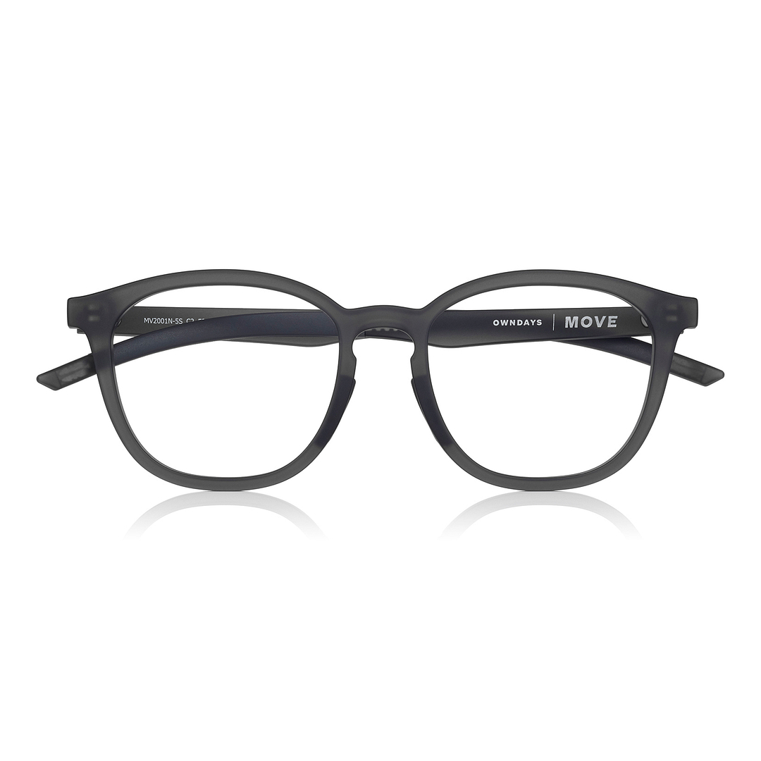OWNDAYS | MOVE Matte Gray Full Rim Wellington right side